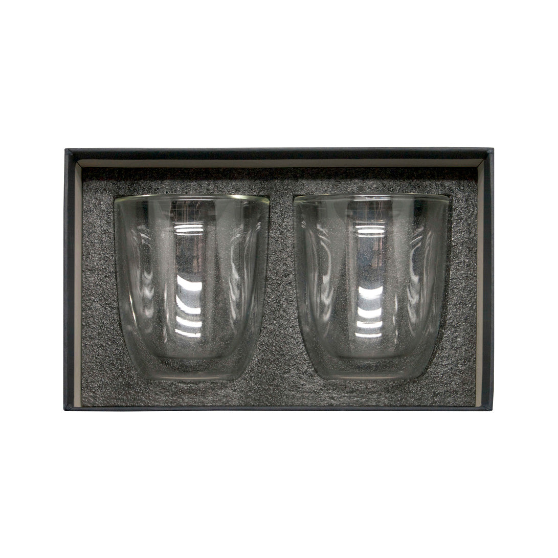 Set de vasos de vidrio Double