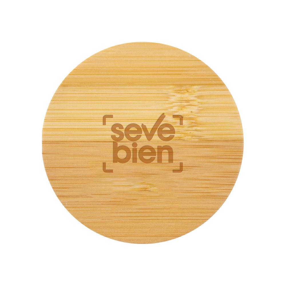 Espejo de bambú circular Bella