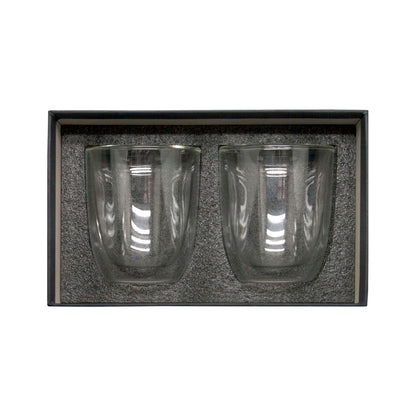 Set de vasos de vidrio Double