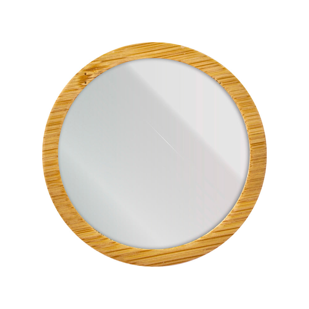 Espejo de bambú circular Bella